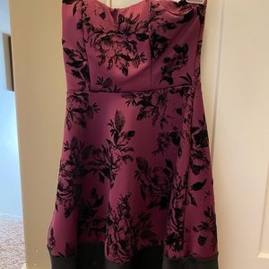 Eclipse strapless dress